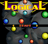 Logical title screen for GameBoy Color